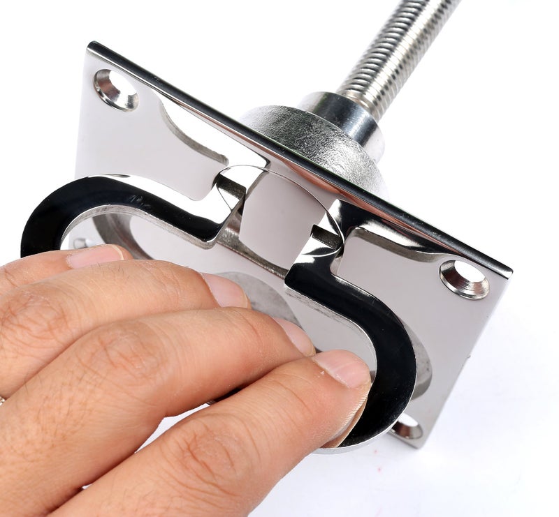 Thorn Boat Cam Latch Lift Pull Ring Locking Hatch Handle 316 Stainless Steel - Image 2